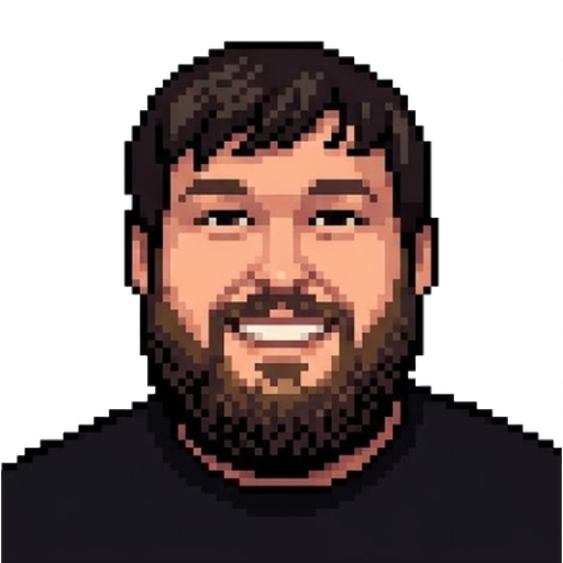 Franco Delocca, pixel-art portrait