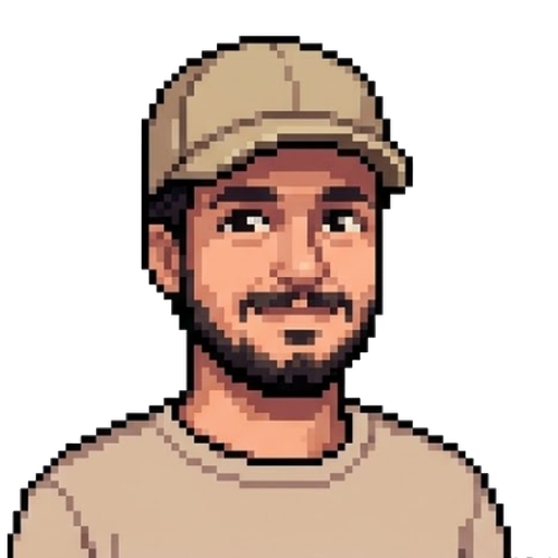 Gianluca Frasette, pixel-art portrait